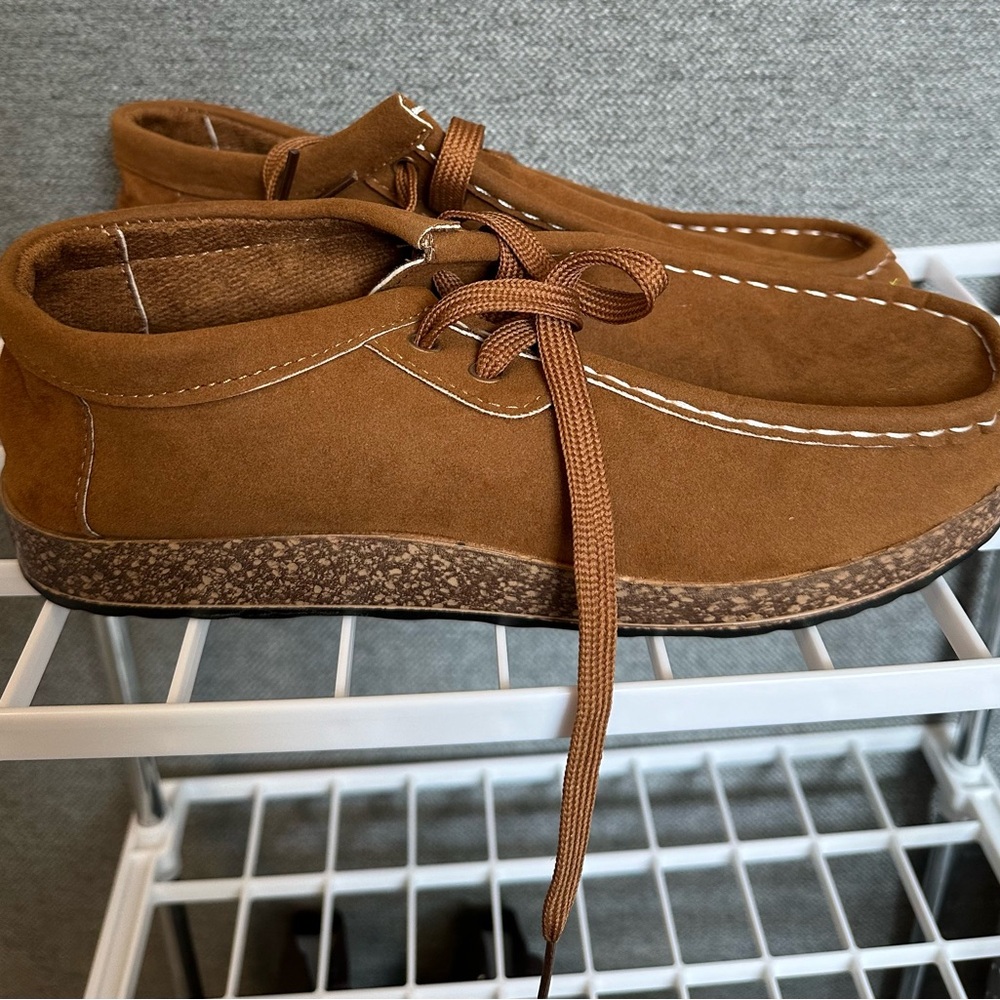 Faux Moccasin Style Shoe Womens